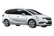 Car Hire Newark-on-Trent - Vauxhall Zafira 5 + 2 - Minibus hire Newark-on-trent